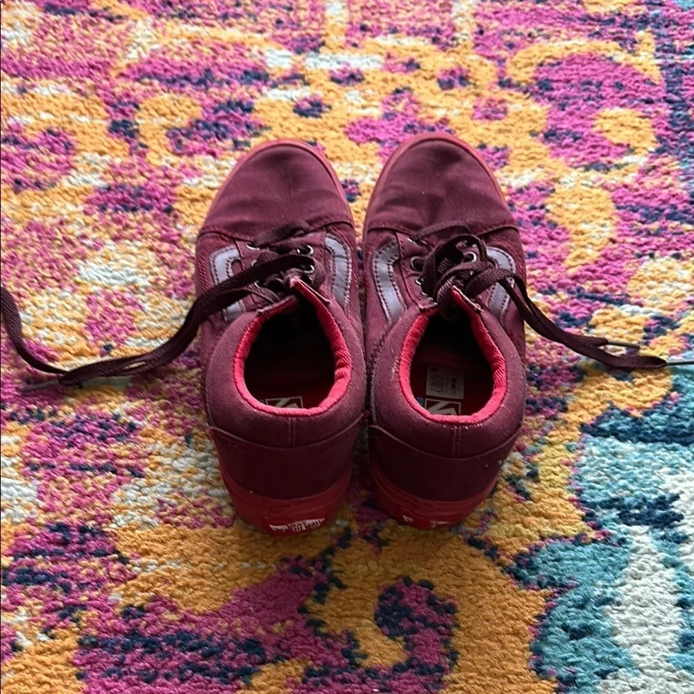 Vans Burgundy Sneakers
